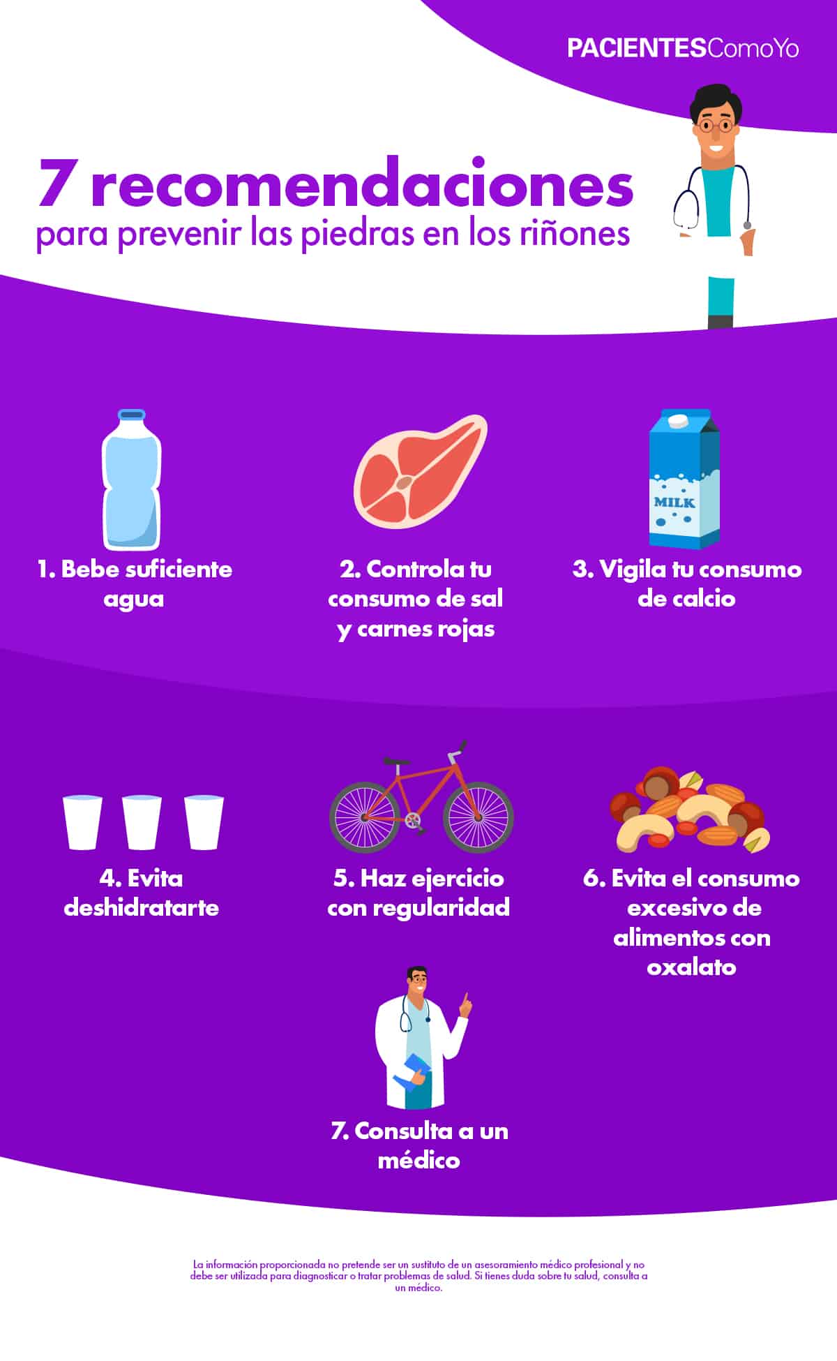 Por qué se forman los cálculos renales infografía